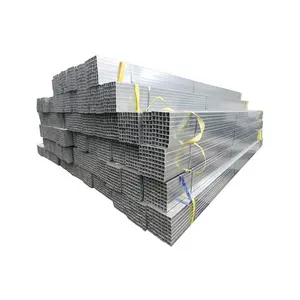 Tubo de seção oco quadrado 250x250, tubo de aço retangular galvanizado