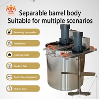 Petit mélangeur alimentaire multifonctionnel en acier inoxydable de haute qualité pour la cuisine, mélangeur à sauce, pot à mélanger les sauces