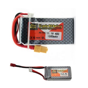 Batería LiPo ZOP Power 11.1V 1500mAh 3S 40C Máx. 60C Conector XT60 Conector T para Dron, Helicóptero, Coche, Avión RC - Product Image 2