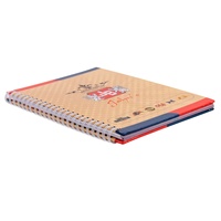 Carnet à spirale A5 avec logo personnalisable Journal portable à reliure hélicoïdal avec couverture en papier pour l'éducation et l'agence de voyages