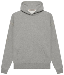 Vente en gros de sweats à capuche unisexes en coton French Terry 430 g/m², style minimaliste avec lettres, sans cordon de serrage, coupe ample, pour hommes - Product Image 3