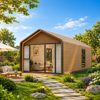 Maison miniature de luxe spacieuse, maison préfabriquée modulaire, maison conteneur portable pour la vie en famille, maison miniature de 11 m de long à vendre
