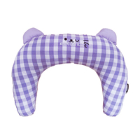 Oreiller cervical en forme de U pour petits chiens et chats d'intérieur Amélioration du sommeil apaisante avec espace extérieur