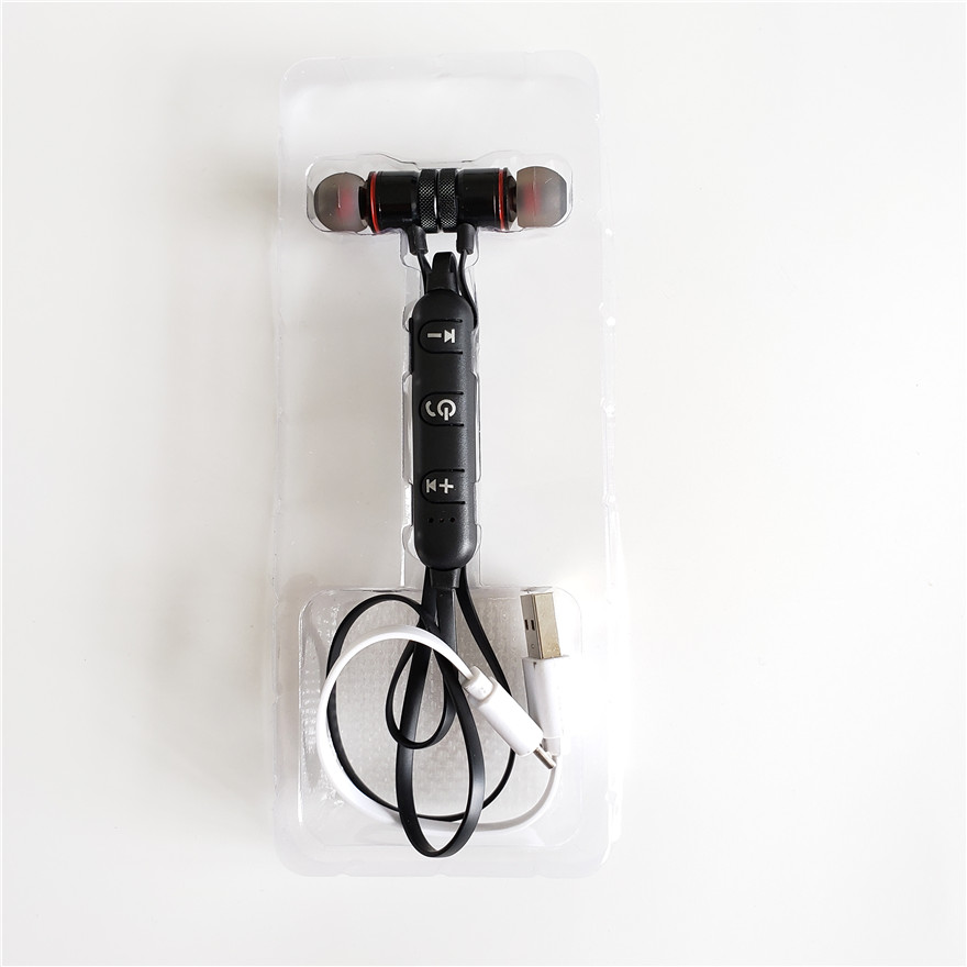 M5 Bluetooth Wireless Earphone Bluetooth headset Sports In Ear Magnetic Wireless Earbuds Earpiece With Mic For Mobile Phone