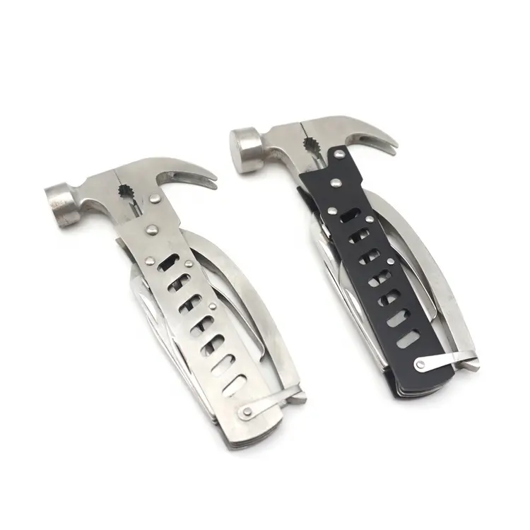 13 IN 1 Multi function Hammer tool outdoor emergency multi tool stainless steel for survival camping multi tool