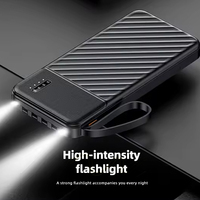 Banques d'alimentation haute capacité 10000mAh avec support de 4 câbles Chargeur portable Powerbank Banque d'alimentation personnalisée pour téléphone