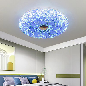 Hiện Đại 3D Marine RV 12V <span class=keywords><strong>LED</strong></span> RGB Đầy Đủ Thêm Màu Sắc Lớn Hoa Mô Hình Ánh Sáng Trần - Product Image 4