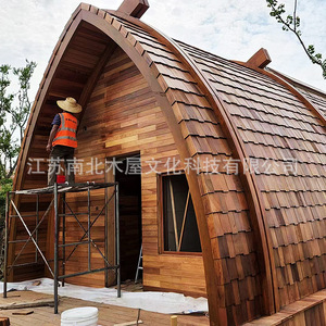 Casa flotante de lujo prefabricada, cabaña móvil para hotel de resort al aire libre, para turismo y entretenimiento. - Product Image 1