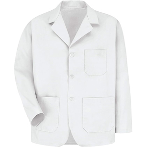 <span class=keywords><strong>Camice</strong></span> da laboratorio da <span class=keywords><strong>uomo</strong></span> professionale rosso da lavoro indossa un cappotto da lavoro medico - Product Image 5
