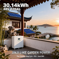 Baterai Surya 48V 628Ah 30kWh untuk Sistem Panel Surya Tipe Berdiri Lantai dengan Roda