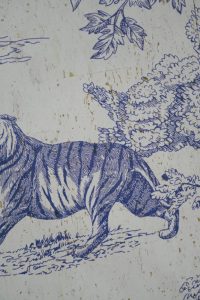 <span class=keywords><strong>Papier</strong></span> <span class=keywords><strong>peint</strong></span> SUNGPU personnalisé bleu marine vintage, animaux de la <span class=keywords><strong>jungle</strong></span>, tigre, cerf, léopard, arbre, pour la décoration intérieure de la maison, de la villa, de l'hôtel - Product Image 4