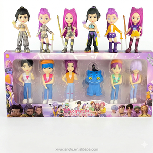 Kpop Demon Hunters Mystery Box PVC <span class=keywords><strong>Anime</strong></span> Toy Figure 6 pz/set K-POP Demon Hunters Figure <span class=keywords><strong>Anime</strong></span> Blind Box Giocattoli Regalo - Product Image 3