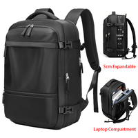 Mochila Expandible para Portátil, Impermeable, Antirrobo, Gran Capacidad, Compatible con Computadoras de 16 Pulgadas, para Oficina y Negocios, Se Acepta Logotipo Personalizado
