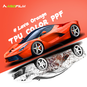 ASD Film Hot Sales Magic Color PVC <strong>Wrap</strong> Vinyl Car Wrapping <strong>Vnyl</strong> Roll Film Sticker in Stock Wholesales PET Lava Orange - Product Image 3