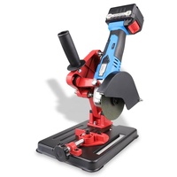 Support pour meuleuse d'angle, base en fonte universelle pour meuleuse de 100/125 mm, réglage à 45 degrés, support de meuleuse
