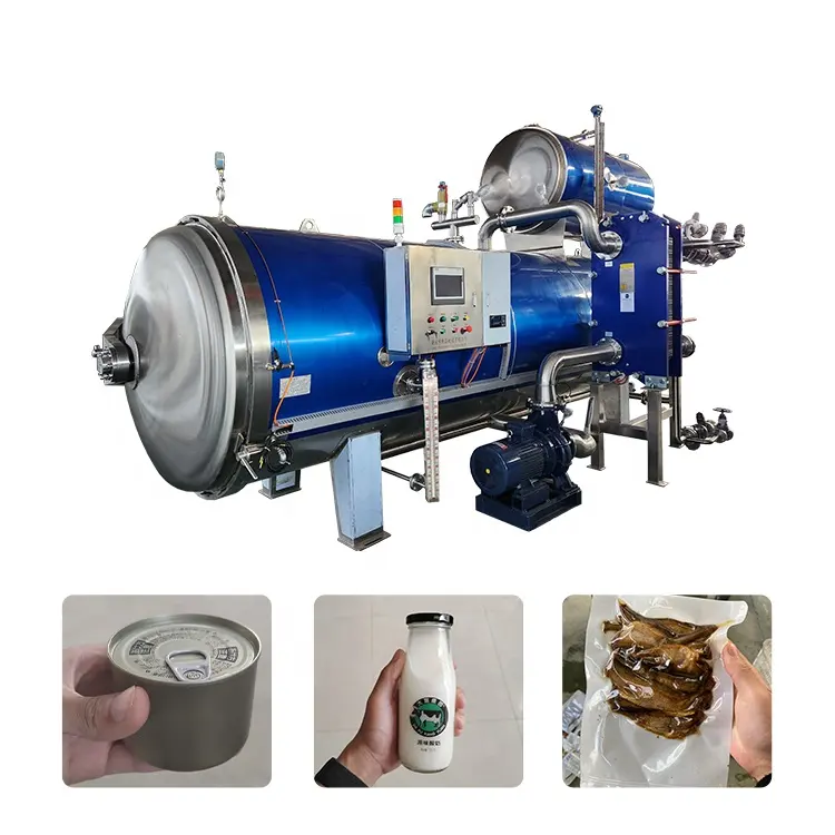HPP Canned Food Sterilizer Autoclave Used for Fruit Juice Bottle