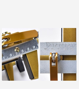 Nuevo Kit de Instalación de Cerradura de Puerta de Diseño de Madera, Plantilla de Instalación de Cerradura de Embutir, Plantilla de Instalación de Cerradura de Embutir con 3 Cortadores para Puerta - Product Image 6