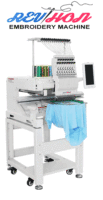 Machine à broder Revhon à tête unique 12/15 aiguilles, machine à broder domestique informatisée, machine à broder multifonctionnelle
