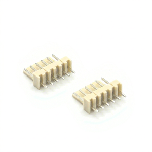 ขั้วต่อส่วนหัว2510ขาเวเฟอร์แบบแถวเดียว PA66ตรงสีเบจ1*6P - Product Image 1