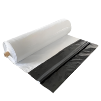 Film Panda Noir et Blanc en HDPE |   Couverture de silo à ensilage et film occultant pour serre