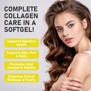 Cápsulas de Colágeno Natural de Marca Privada OEM ODM, Suplemento Dietético con Mezcla de <span class=keywords><strong>Enzimas</strong></span> <span class=keywords><strong>Digestivas</strong></span>, Fortalece el Cabello y <span class=keywords><strong>las</strong></span> Uñas - Product Image 4