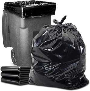 Bolsas de Basura Negras Resistentes HANSEN, HDPE Sin Perfume, a Prueba de Fugas y Humedad, Impresas con Serigrafía para Cocina y Baño - Product Image 2