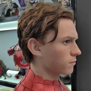 Busto di Spider-Man degli <span class=keywords><strong>Avengers</strong></span>, Alta Qualità <span class=keywords><strong>1</strong></span>:<span class=keywords><strong>1</strong></span>, Figura in Resina Ecologica, Vendita all'Ingrosso per Halloween - Product Image 5