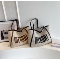 Sac fourre-tout en toile à bandoulière, grande capacité, nouvelle collection automne 2026, pour femme – Meilleures ventes