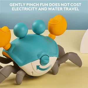 ของเล่นปูขยับได้ ว่ายน้ำได้ ลอยน้ำได้ ใช้ในอ่างอาบน้ำ สนุกสนานด้วยการดึงเชือก ขยับได้ทุกที่ สำหรับเด็กเล็ก ใช้ได้ทั้งบนบกและในน้ำ - Product Image 2