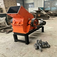 Concasseur à marteaux portable mini électrique/diesel, petite machine mobile de concassage de roche pour charbon, verre, minerai d'or, pierre