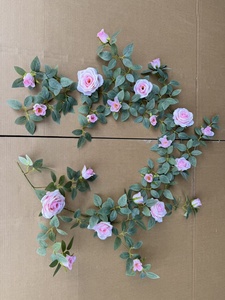 Nueva Oferta: Flores Artificiales de Jazmín English Star Floribunda Vine Arizona de Sharon Black Lilac y Rosa Comte De <span class=keywords><strong>Champagne</strong></span> - Product Image 5