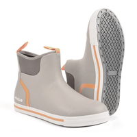 Bottes de pluie imperméables pour cheville, chaussures aquatiques antidérapantes en néoprène et caoutchouc, bottes à enfiler pour la pêche, la navigation de plaisance, le jardinage et le travail