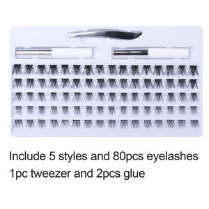 <span class=keywords><strong>Cils</strong></span> de segment pré-découpés de couleur forte colle à <span class=keywords><strong>cils</strong></span> bricolage Extensions de <span class=keywords><strong>cils</strong></span> en faux vison de 10 jours à la maison - Product Image 5