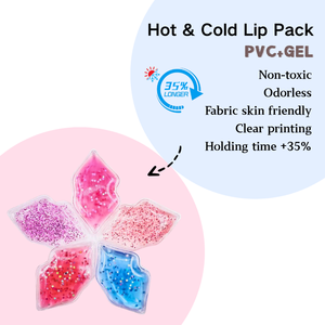 Reusable Customized Hot Cold Gel Ice <b>Pack</b> Lip Shape Cold Hot <b>Pack</b> Lip Patch - Product Image 1