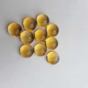 Cabujón de Oro Natural, Corte Ovalado, de 3mm a 10mm, Alto Brillo, Certificado EGL, Gema Lisa para Joyería - Product Image 1