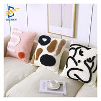 Housse de coussin carrée géométrique abstraite moderne Innermor, à fermeture éclair, personnalisable et portable pour la maison, l'hôpital, l'hôtel
