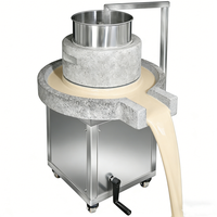 Moulin à pierre électrique, machine commerciale pour rouleaux de nouilles de riz, lait de soja, pudding de tofu, sésame, machine de broyage entièrement automatique