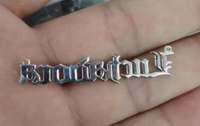 Nom personnalisé acier inoxydable bricolage pendentifs personnalisés connecteur breloque noms initiaux plaque pendentif pour les femmes meilleure fille