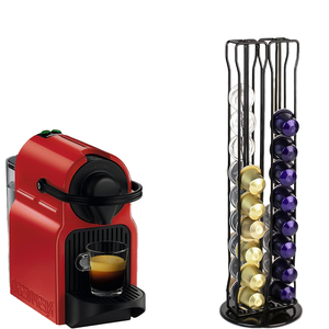 Estante giratorio para cápsulas de café <span class=keywords><strong>Nespresso</strong></span> compatible, con capacidad para 40 cápsulas de café, estilo clásico portátil, metales preciosos - Product Image 1