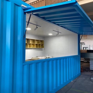 20FT Mini Pop-up Shop Container Coffee Shop Bar Fast-food Restaurant Convenience Store Kiosk Booth Prefab Modular <strong>Viveres</strong> - Product Image 1
