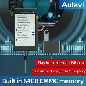C8 Wholesale HiFi <strong>MP3</strong> <strong>Player</strong> with Blue tooth Lossless DSD High Resolution Digital Audio Music <strong>Player</strong> Support up to <strong>1TB</strong> - Product Image 4
