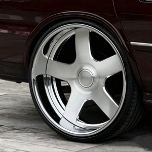 Jantes en alliage d'aluminium forgé 2 pièces, chrome argenté, concaves profondes, 17-24 pouces, 5x120 5x127, compatibles <span class=keywords><strong>avec</strong></span> les jantes Chevy Impala SS - Product Image 1