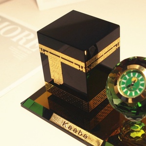 Islamic home table decoration Ramadan <b>moon</b> <b>crystal</b> glass ornaments Muslim party holiday New Year supplies - Product Image 6