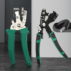 Pince multifonctionnelle industrielle en acier à haute teneur en carbone, à dents crantées, avec poignée souple en PVC, personnalisable, OEM, pour coupes à faible résistance - Product Image 1
