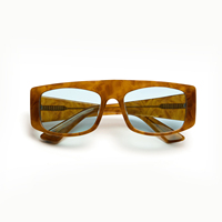 Lunettes de soleil polarisées rectangulaires LBAshades Fashion, protection UV400, logo personnalisé, lunettes de soleil en acétate de qualité supérieure pour femmes et hommes