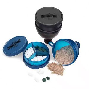 Customized Logo Plastic Drinkware Portable <b>Protein</b> Powder Container With Funnel Mini Storage Water <b>Bottle</b> - Product Image 3