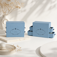 Caja de Presentación Personalizada Premium con Múltiples Cajones, Papel Rígido Ecológico para Regalos y Cestas VIP de Marca