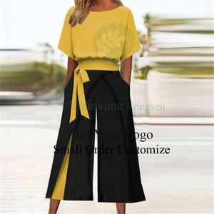 Costumes d'été pour femmes avec col rond, style doux et tendance - Product Image 3