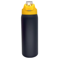 Bouteille d'eau en acier inoxydable à double paroi isolée sous vide, de qualité 18/8, durable, antirouille, pour le sport en plein air, course à pied, avec logo personnalisé