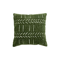 Innermor 18 "x 18" housse de coussin en coton solide géométrique Jacquard jeter taie d'oreiller décor à la maison personnalisable hôpital de noël